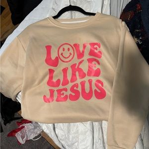 Love like Jesus crewneck M